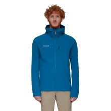 Mammoth All-Season Softshell Jacket Ultimate Comfort SO Hooded (windproof) dark blue Men